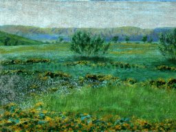 Юліан Панькевич (1863–1935?) «Краєвид з двома кущами» - artmuseum.org.ua